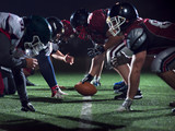 american football players are ready to start