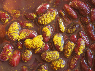 Wall Mural - kidney beans curry legumes vegetables food