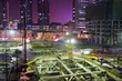 Night activity at construction site in China