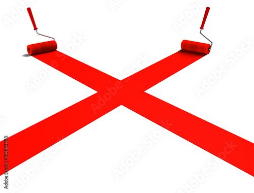 赤いペンキ Stock イラスト Adobe Stock