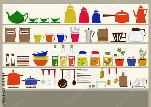 キッチン用品のイメージ クリップアート 道具 日用品 Stock Vector Adobe Stock キッチン用品のイメージ クリップアート 道具 日用品 Stock Vector Adobe Stock