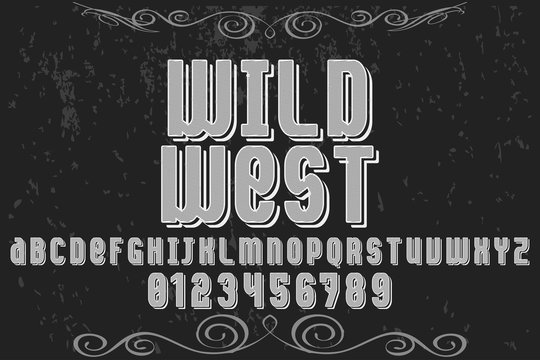 Font.alphabet.Script.Typeface handcrafted handwritten vector label design