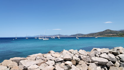 Poster - côte de l'île rousse en haute Corse