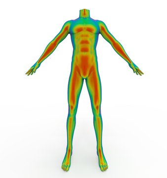 3d illustration of man mannequin. white background isolated. icon for game web.