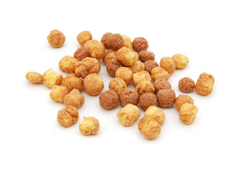 Wall Mural - Sweeteted crunchy corn cereal made with real peanut butter and cocoa