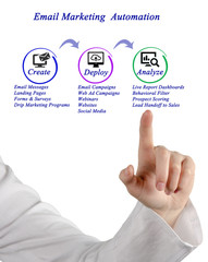 Wall Mural - Email marketing automation