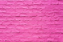 Abstract Pink Brick Wall Texture