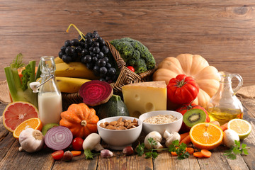 Wall Mural - assorted fruit and vegetable