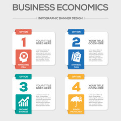 Sticker - Business Economics Concept