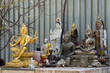 A Motley Collection of Buddha Statues in Bangkok, Thailand