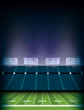 American Football Field Stadium Background Illustration