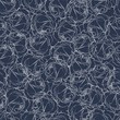 Seamless pattern in pomegranate roses. Wallpaper in drawn roses