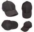 isolated black cap