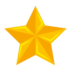 Sticker - christmas star decorative icon vector illustration design