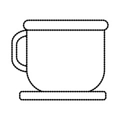 Sticker - Coffee in mug icon vector illustration graphic design