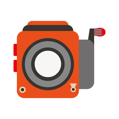 Canvas Print - Retro camcorder symbol icon vector illustration graphic design