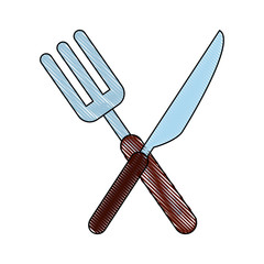 Wall Mural - Restaurant cutlery symbol icon vector illustration graphic design