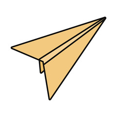 Poster - paperplane icon image