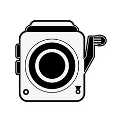 Canvas Print - Retro camcorder symbol icon vector illustration graphic design