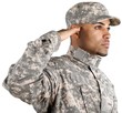 © BillionPhotos.com - Soldier in Uniform Saluting