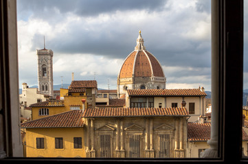 Wall Mural - Basilica di Santa Maria del Fiore cathedral in Florence, Tuscany, Italy