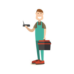 Poster - internet people flat vector illustration