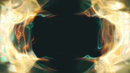 Canvas Print - video background 2255: abstract liquid light forms ripple and shine (loop).
