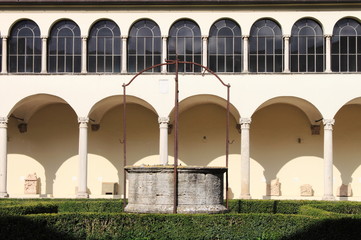 Wall Mural - Cloister of San Domenico in Perugia, Italy