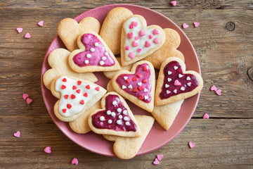 Wall Mural - cookies for Valentine's day