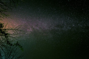 The Milky Way and the stars in the night time very beautiful.