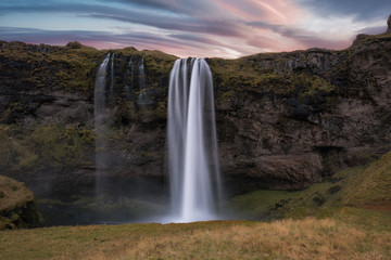  Seljalandsfoss an Icelandic Waterfall at Sunrise 