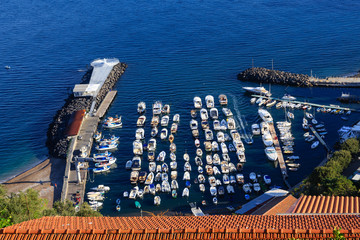 Sticker - Fishing Boat Marina on Amalfi Coast