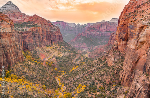 Fototapeta na szkło Zion Overlook