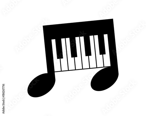 Dekoracja na wymiar  fortepian-nuty-dzwiek-melodii-rytm-obrazu-wektor
