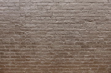 Old brown brick wall background texture