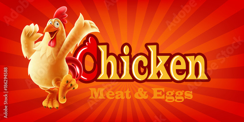 chicken banner - Buy this stock vector and explore similar vectors at