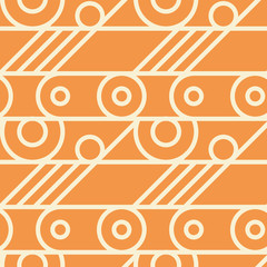 Basic wheel mechanism seamless pattern. For print, fashion design, wrapping, wallpaper