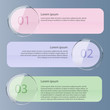 
mocap infographics: windows for pastel shades with glass buttons