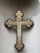 Byzantium cross with Jesus on a crucifix