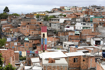 Wall Mural - Slum, neighborhood of sao paulo, brazil