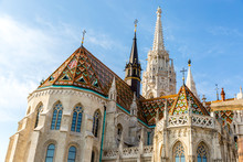 Matthias Church, Roman Catholic Church Located In Budapest Hungary At The Heart Of Buda Castle District.