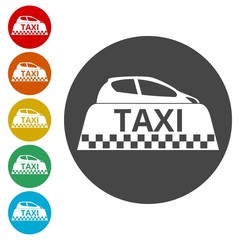 Poster - Taxi icon, Taxi logo 