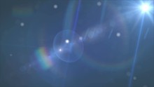Abstract Motion Graphic Solar Lens Flare Background
