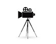 © miztanya - Vector movie camera icon