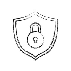 Poster - Shield security symbol