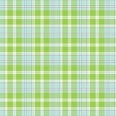 Wall Mural - Blue and green seamless tartan plaid pattern. Repeating pattern for backgrounds, gift wrap, fabric, apparel, backgrounds, scrapbooking and more. Pastel colors.