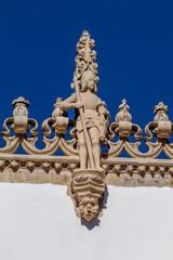 Wall Mural - Facade of the Church of St. John the Baptist in Tomar, Portugal