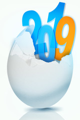 birth of a new year, eggva