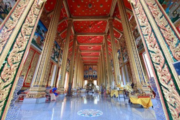 Wall Mural - In the church where the Buddhists use religious rites, it is very important for Buddhists.