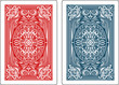 playing cards back side